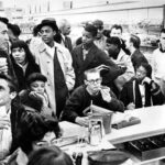 Photo from a lunch counter protest of the 1960s.